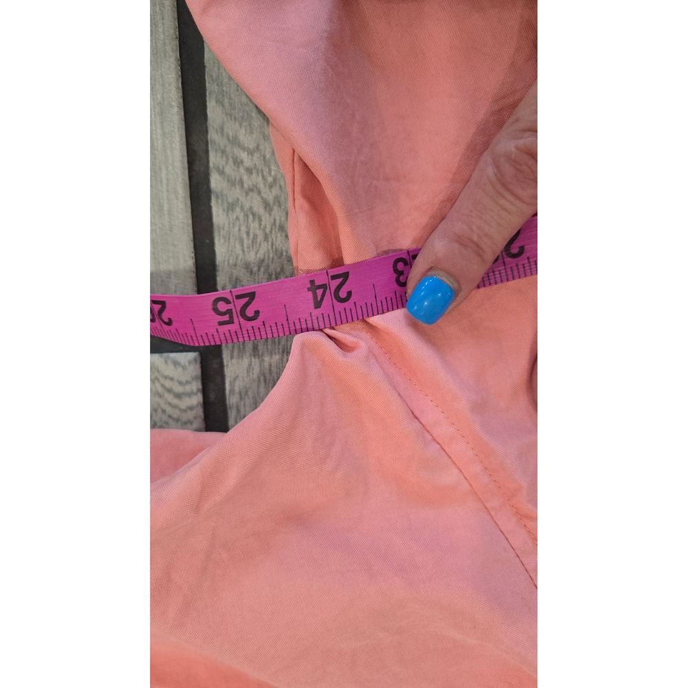 Vintage Absolute Pink 100% Silk Mandarin Collar Frog Closure Jacket Large - Picture 7 of 8